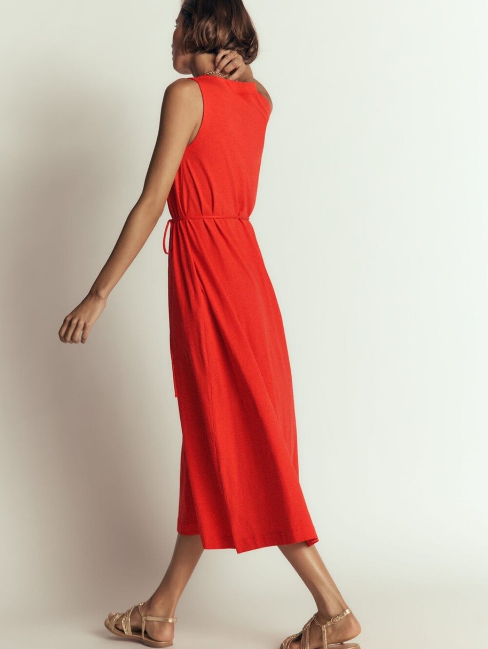 NWT Boden Mia V-neck Jersey Midi Dress - Picture 3 of 5